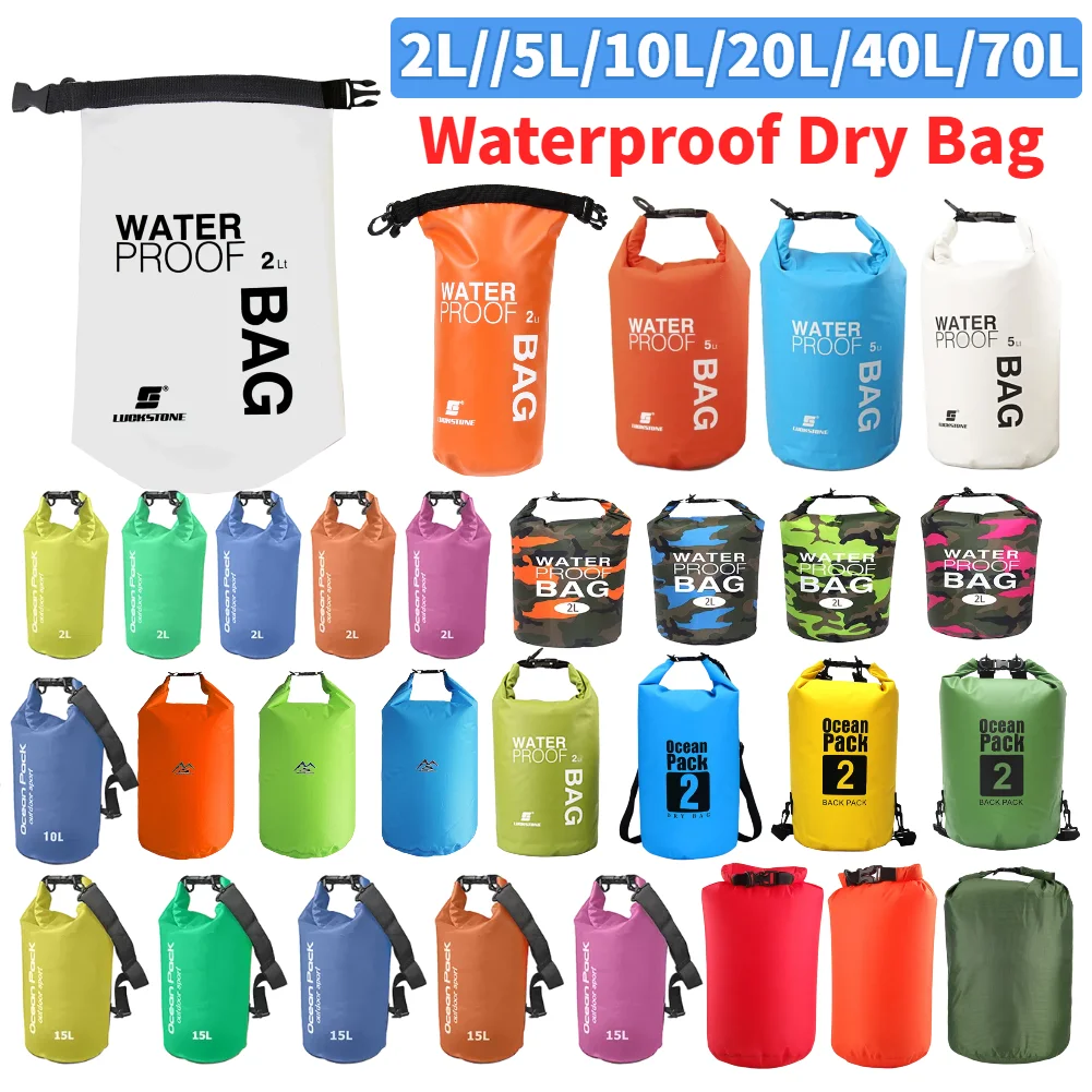 Водонепроницаемая сухая сумка  – обзор и цена Dry Bag Roll Top